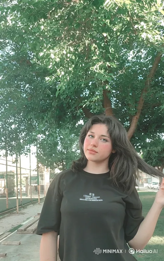 Young Woman Detained by Police in Park Setting – AI Generated Video | Hailuo AI
