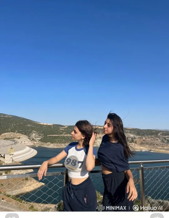 Young Women Detained at Scenic Overlook by Police – AI Generated Video | Hailuo AI
