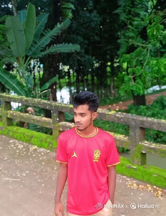 Young Couple Shares Serene Moment on Park Bridge – AI Generated Video | Hailuo AI