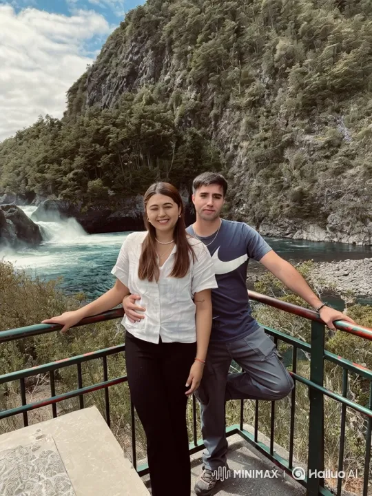Family Embrace Captured on Scenic Overlook – AI Generated Video | Hailuo AI