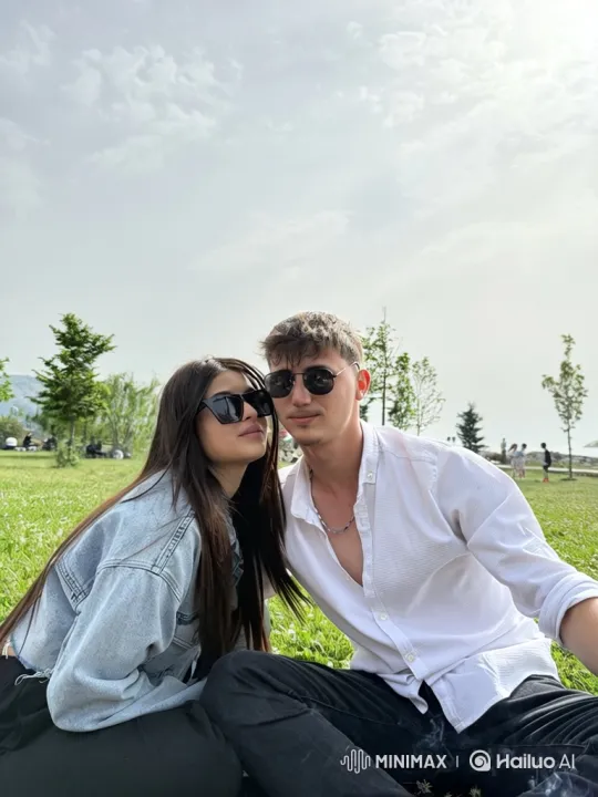 Young Family Enjoying a Moment in the Park – AI Generated Video | Hailuo AI
