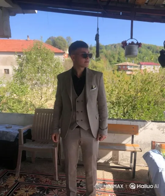 Young Man Detained on Balcony Amidst Summer Scenery – AI Generated Video | Hailuo AI