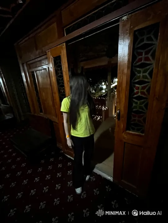Transformation of a Person into a Warrior in a Wood-Paneled Room – AI Generated Video | Hailuo AI