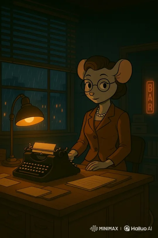 Detective's Office: Penny's Nightly Routine – AI Generated Video | Hailuo AI