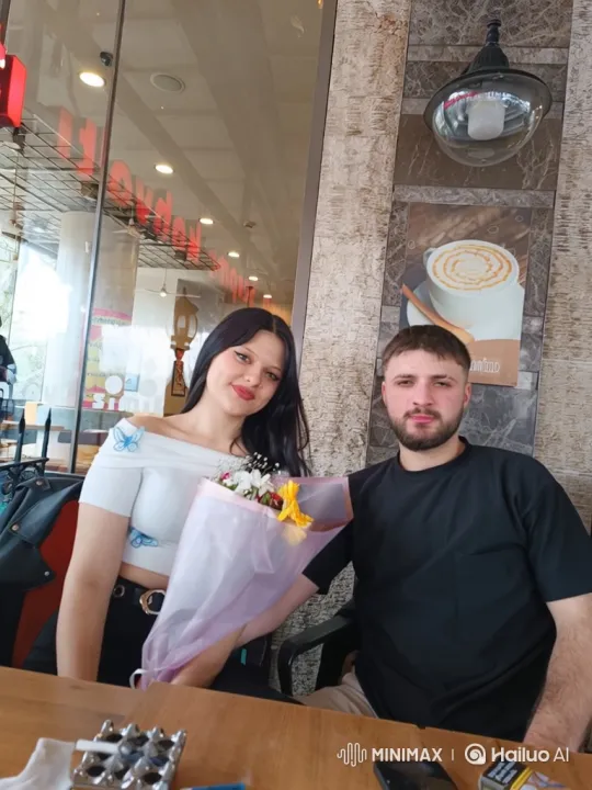 Family Reunion at Café with Loving Embrace – AI Generated Video | Hailuo AI