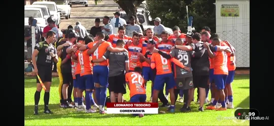 Soccer Team Displays Unity and Camaraderie in Huddle – AI Generated Video | Hailuo AI