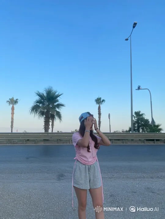 Young Woman Detained by Police in Calm Setting – AI Generated Video | Hailuo AI