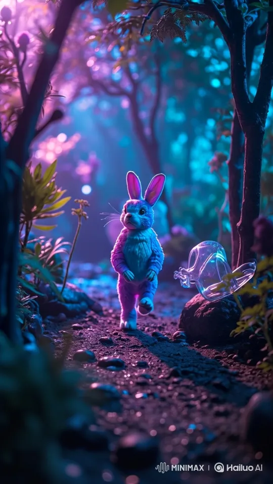 Alien Zoo: Loon and Volo's Luminous Journey – AI Generated Video | Hailuo AI