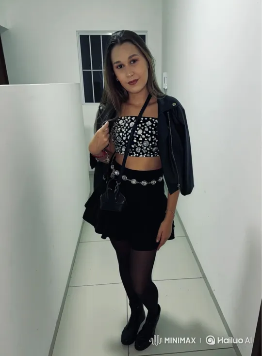 Young Woman's Confident Dance in Narrow Hallway – AI Generated Video | Hailuo AI