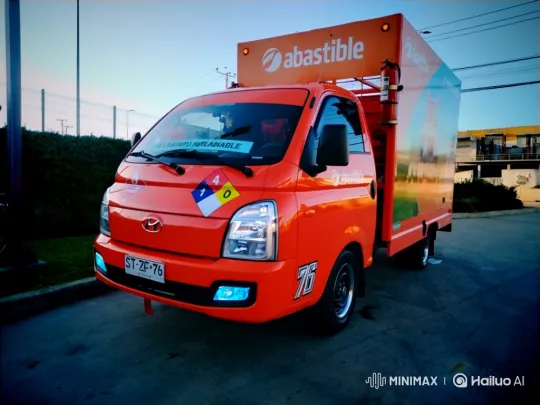 Orange Hyundai Truck Transforms with Hydraulic Lowering – AI Generated Video | Hailuo AI