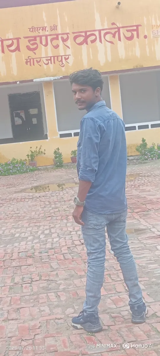 Young Man Walks Through Courtyard Toward Building – AI Generated Video | Hailuo AI