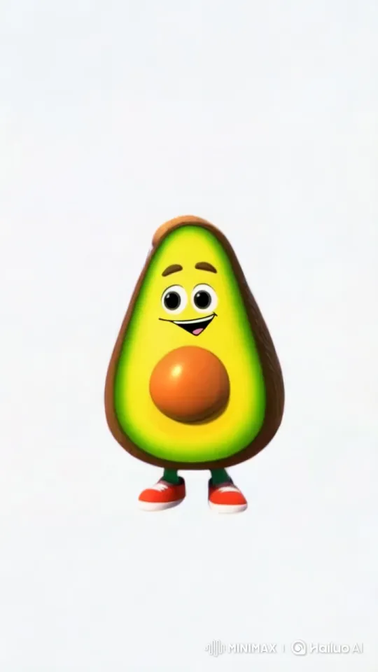 Avocado Character Nurtures Lush Garden – AI Generated Video | Hailuo AI