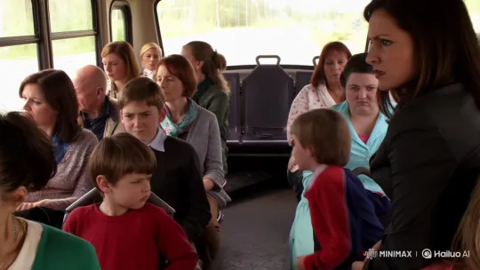 Child Offers Seat on Crowded Bus, Another Remains Seated – AI Generated Video | Hailuo AI