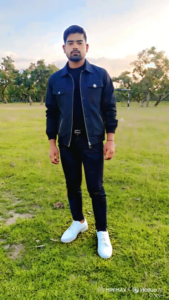 Young Couple Shares Intimate Moment in Golden Hour Park – AI Generated Video | Hailuo AI