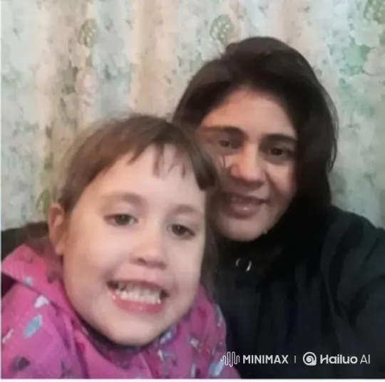 Affectionate Embrace Between Girl and Woman – AI Generated Video | Hailuo AI