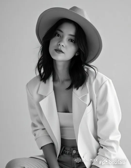 Stylish Woman in Fedora with Close-Up Focus – AI Generated Video | Hailuo AI