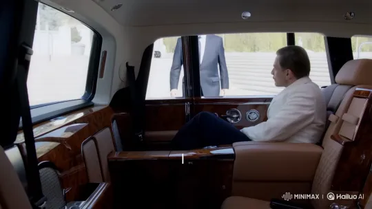 Prime Minister Joins Narrator in Luxury Rolls-Royce – AI Generated Video | Hailuo AI