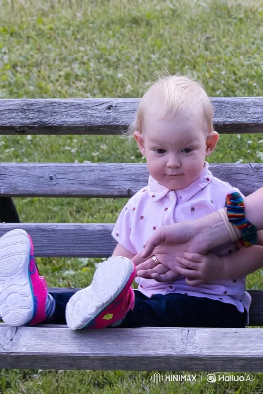 Innocent Connection: Child and Adult Share Quiet Moment – AI Generated Video | Hailuo AI