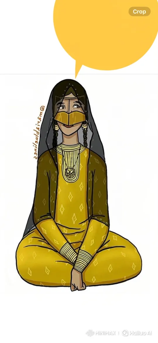 Stylized Illustration of a Poised Young Woman – AI Generated Video | Hailuo AI