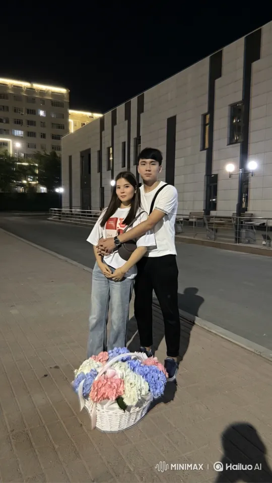 Family Embrace Captured on Summer Night – AI Generated Video | Hailuo AI