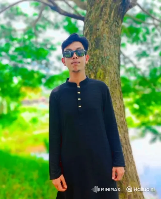 Young Couple Shares Intimate Moment in Golden-Hour Park – AI Generated Video | Hailuo AI