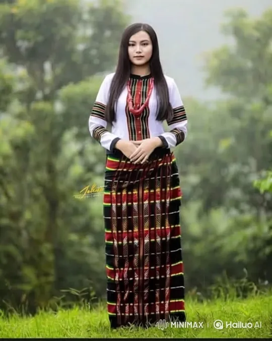 Young Woman in Serene Pose Amidst Lush Greenery – AI Generated Video | Hailuo AI