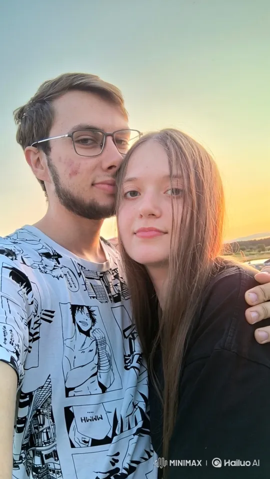 Family Embrace Captured in Golden Hour Video – AI Generated Video | Hailuo AI