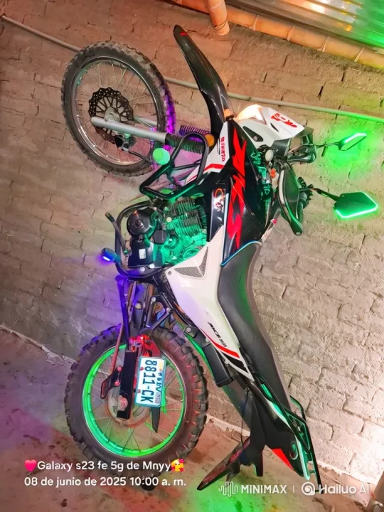 Custom Dirt Bike Transforms into Compact Aircraft – AI Generated Video | Hailuo AI