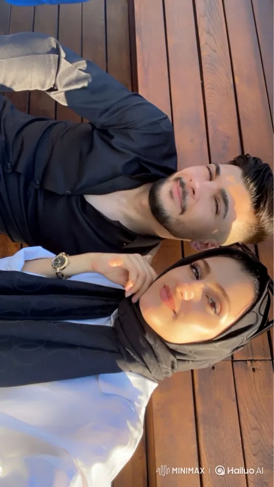 Couple and Child Share Loving Moment on Deck – AI Generated Video | Hailuo AI