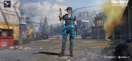 Female Soldier in Ruined Complex Greet Quietly – AI Generated Video | Hailuo AI