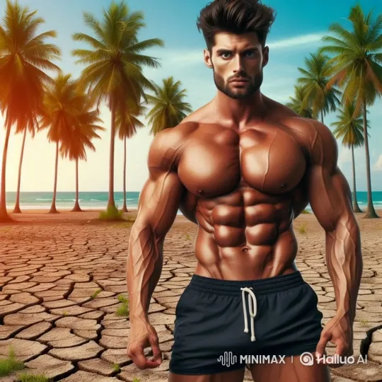 Muscular Man's High-Speed Chase to Luxury Mansion – AI Generated Video | Hailuo AI