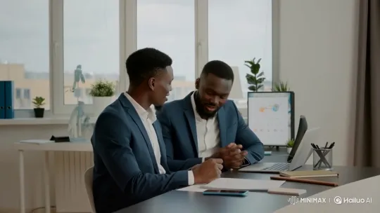 Older Brother Teaches Younger How to Start a Business – AI Generated Video | Hailuo AI