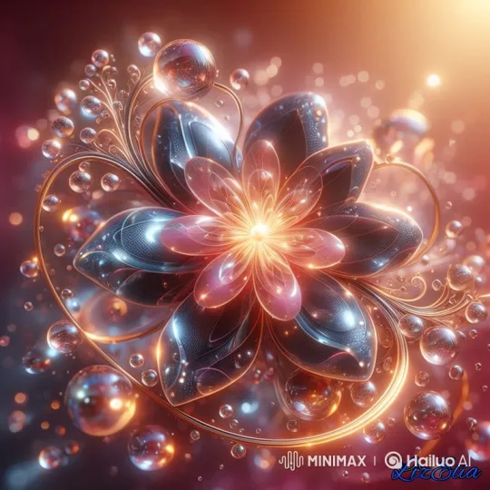 Luminous Flower in a Magical, Glowing Garden – AI Generated Video | Hailuo AI
