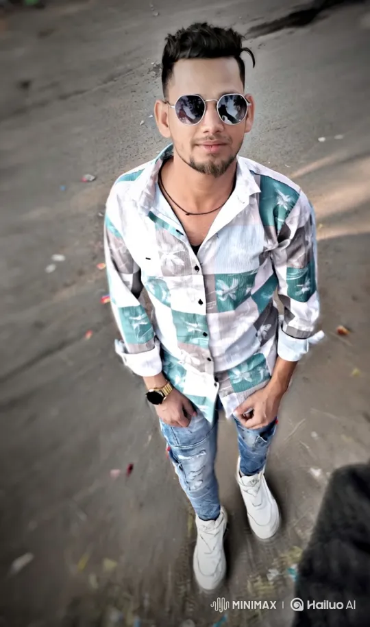 Young Man Offers Handshake in Outdoor Setting – AI Generated Video | Hailuo AI