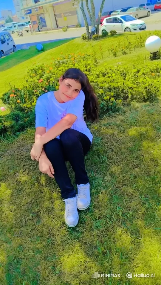 Woman Watches Arrest on Park Lawn – AI Generated Video | Hailuo AI