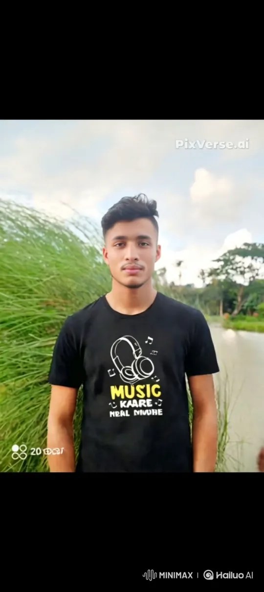 Young Couple's Serene Park Encounter at Golden Hour – AI Generated Video | Hailuo AI