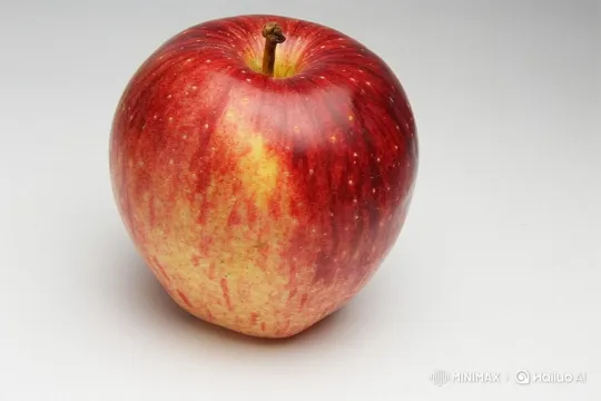 Apple Slices Drizzled with Melted Chocolate – AI Generated Video | Hailuo AI