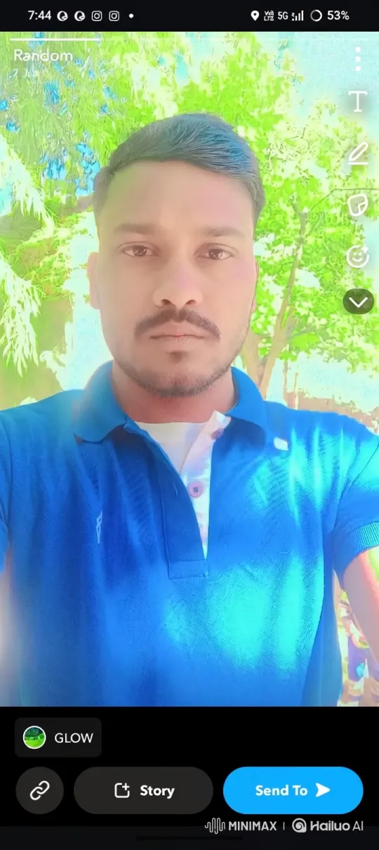 Peaceful Park Encounter with Shared Smile – AI Generated Video | Hailuo AI