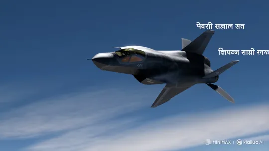 F-35 Stealth Fighter Engages Secret Weapon System – AI Generated Video | Hailuo AI