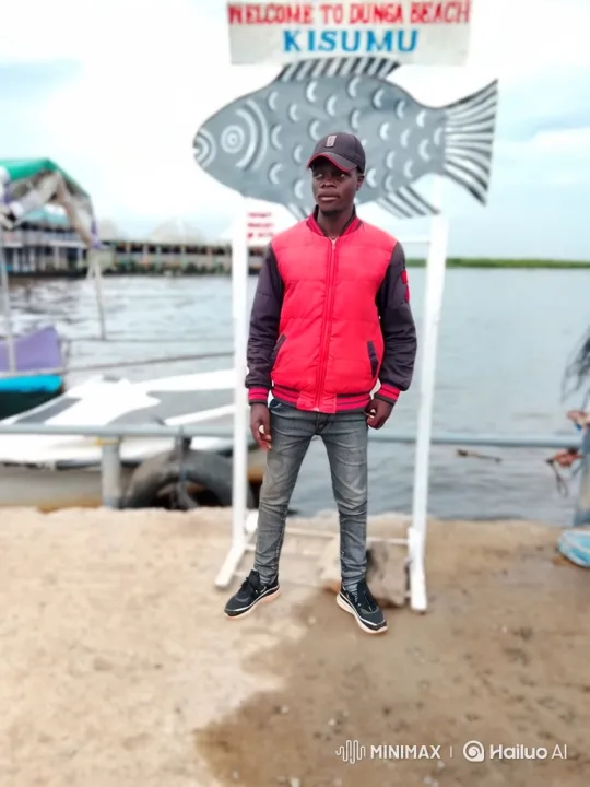 Young Man on Dunga Beach Pier - Kisumu, Kenya – AI Generated Video | Hailuo AI