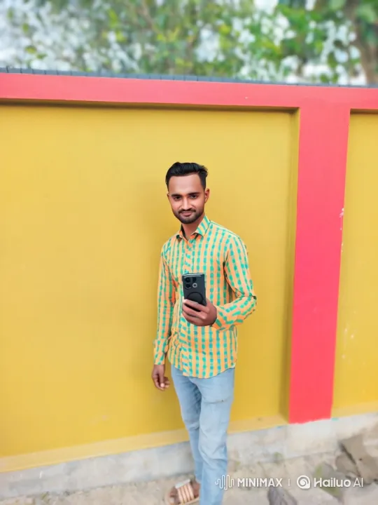 Young Man Meets Elderly Gentleman in Colorful Setting – AI Generated Video | Hailuo AI