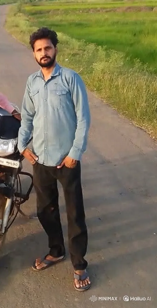Man Stands Still by Road in Serene Countryside – AI Generated Video | Hailuo AI