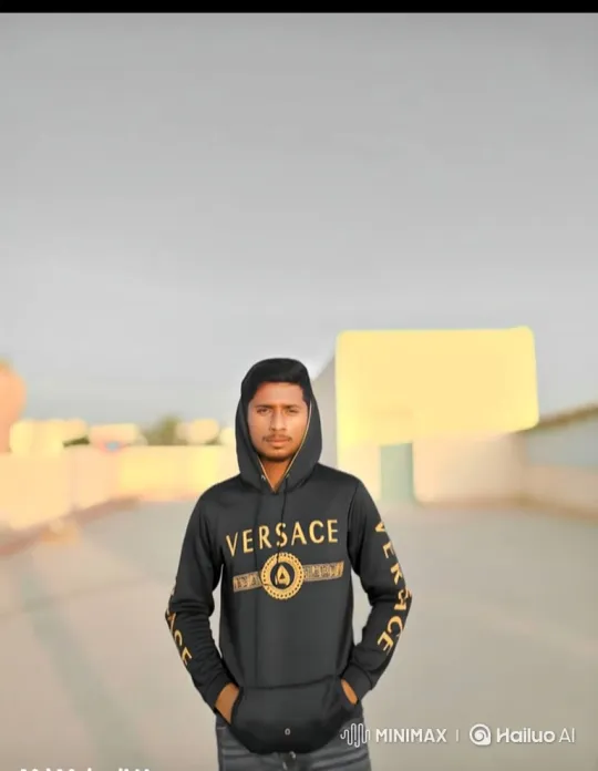 Young Man in Hoodie Stares Steadily at Camera – AI Generated Video | Hailuo AI