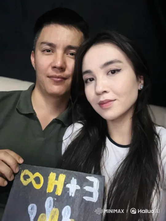 Family Embrace: Couple and Child's Joyful Reunion – AI Generated Video | Hailuo AI