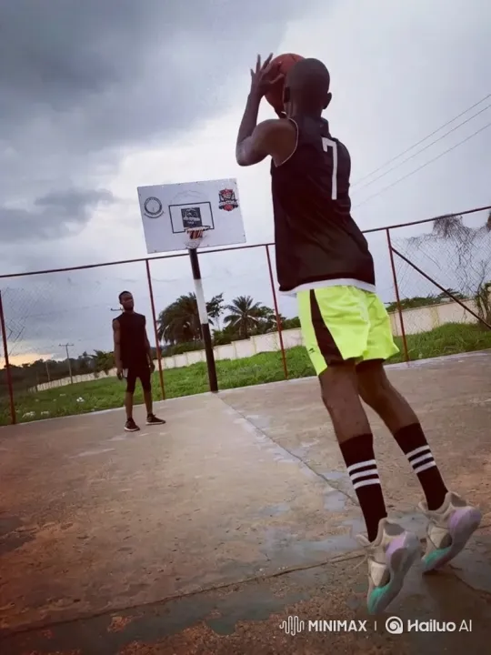 Basketball Shot: Perfect Swish and Landing – AI Generated Video | Hailuo AI