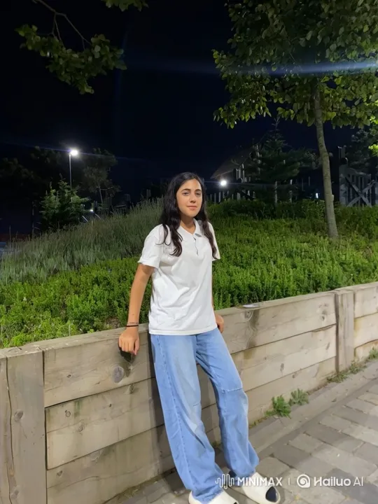 Young Woman Surprised and Guided by Police Officers – AI Generated Video | Hailuo AI