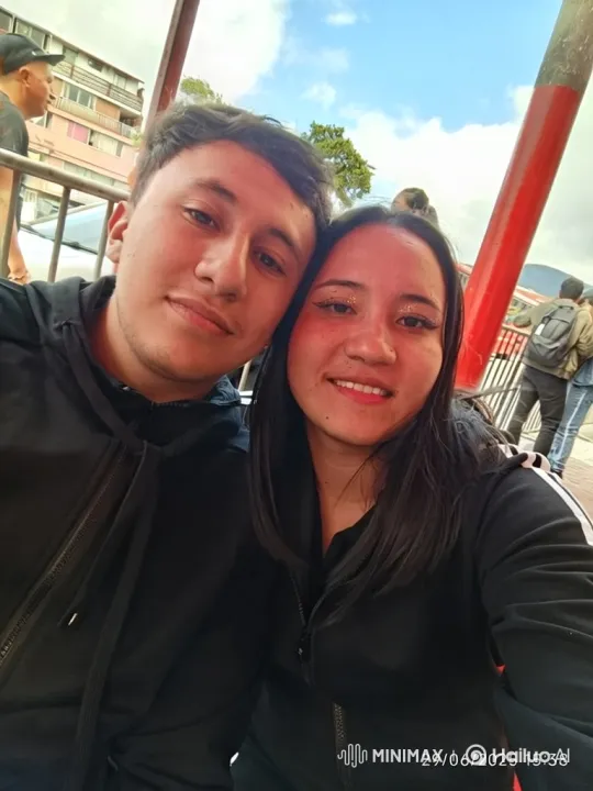 Young Family Embraces in Outdoor Selfie – AI Generated Video | Hailuo AI
