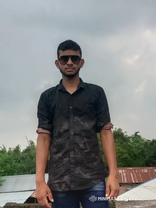 Young Man in Contemplation on Rooftop – AI Generated Video | Hailuo AI
