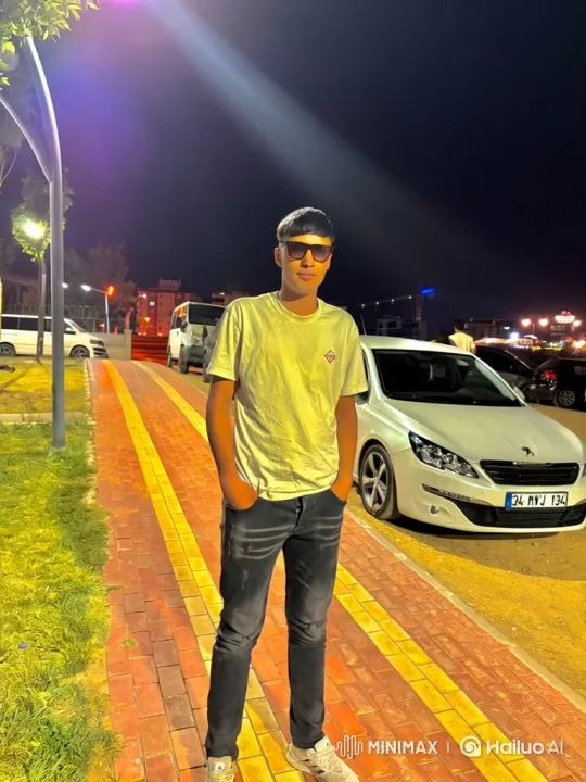 Young Man Arrested by Police on Night Walkway – AI Generated Video | Hailuo AI