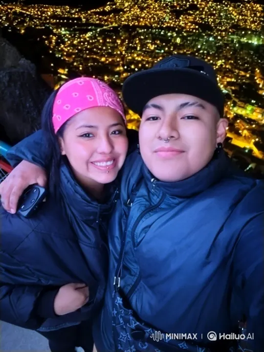 Family Embraced on City Night View – AI Generated Video | Hailuo AI